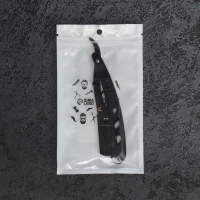 Опасная бритва, шаветт, без лезвия, 13,3 &times; 21 &times; 2,8 см, стальная, цвет чёрный