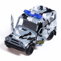 Машина металлическая «УАЗ» Hunter, «ОМОН», инерция, 1:50 Машина металлическая «УАЗ» Hunter, «ОМОН», инерция, 1:50