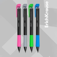 Карандаш механический Erich Krause "DRAFT", НВ, грифель d=2,0 мм, трёхгранный, резиновый упор, точилка, в коробке, микс Карандаш механический Erich Krause "DRAFT", НВ, грифель d=2,0 мм, трёхгранный, резиновый упор, точилка, в коробке, микс