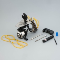 Рогатка рыболовная, 2 жгута, 2 стрелы, с лазерным целеуказателем Рогатка рыболовная, 2 жгута, 2 стрелы, с лазерным целеуказателем