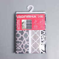 Штора для ванны Доляна &laquo;Барокко&raquo;, 180&times;180 см, полиэстер