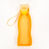 Автопоилка прогулочная с фигурной бутылочкой, 250 мл, жёлтая Автопоилка прогулочная с фигурной бутылочкой, 250 мл, жёлтая