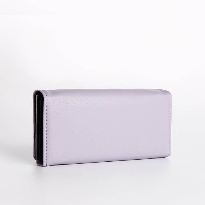 Кошелёк женский на магните, цвет сиреневый Кошелёк женский на магните, цвет сиреневый