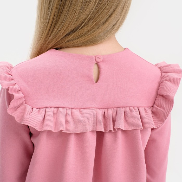 Платье для девочки KAFTAN "Basic line", размер 34 (122-128), цвет розовый