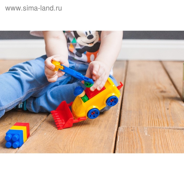 Конструктор &laquo;Мой Город&raquo;, Экскаватор, 18 деталей