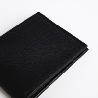 Портмоне мужское без застёжки, отдел для карт, для купюр, цвет чёрный Портмоне мужское без застёжки, отдел для карт, для купюр, цвет чёрный