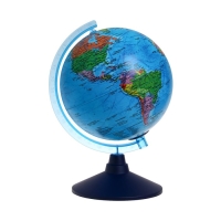 Глобус политический "Глобен", интерактивный, диаметр 210 мм, с подсветкой от батареек, с очками Глобус политический "Глобен", интерактивный, диаметр 210 мм, с подсветкой от батареек, с очками
