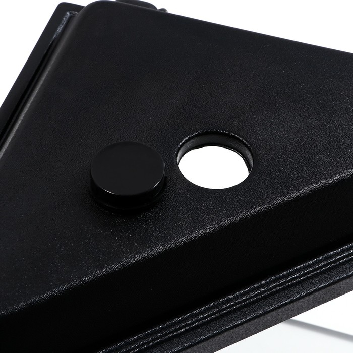 Аквариум Аквариум "Дельта" угловой с крышкой, 40 литров, 39 х 39 х 36/41,5 см, чёрный