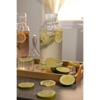 Кувшин «Жакоб», 1,8 л, 16,5×12,5×27 см, стекло, стакан в комплекте Кувшин «Жакоб», 1,8 л, 16,5×12,5×27 см, стекло, стакан в комплекте