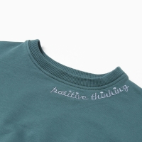 Комплект для девочки (свитшот, брюки), цвет тёмно-зелёный, рост 104 см Комплект для девочки (свитшот, брюки), цвет тёмно-зелёный, рост 104 см