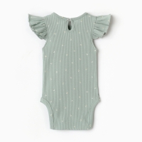 Боди с воланами Крошка Я Olives, р. 80-86, оливковый