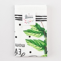 Полотенце кухонное Доляна Enjoy every moment, 35х60 см, 100% хлопок, 160г/м2 Полотенце кухонное Доляна Enjoy every moment, 35х60 см, 100% хлопок, 160г/м2