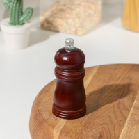 Мельница для специй Доляна &laquo;Дуновение леса&raquo;, 10,5&times;4,5 см, керамический механизм, цвет коричневый