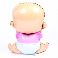 Шар фольгированный 36" &laquo;Улыбающаяся малышка с соской. Девочка&raquo;, под воздух