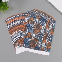 Бумага для скрапбукинга "Африка. Лица" плотность 180 гр набор 10 шт 15,5х17 см Бумага для скрапбукинга "Африка. Лица" плотность 180 гр набор 10 шт 15,5х17 см