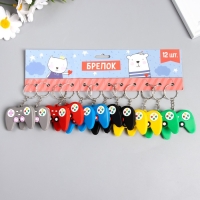 Брелок резина "Джойстик" МИКС 2,7х3,8х0,4 см Брелок резина "Джойстик" МИКС 2,7х3,8х0,4 см