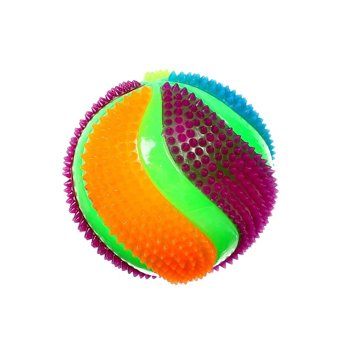 Мяч световой &laquo;Спорт&raquo; с пищалкой, цвета МИКС