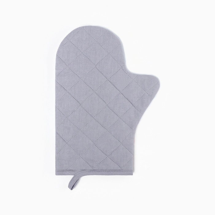 Новый год.Варежка-прихватка Доляна "Новогоднее волшебство" 20х28 см, 35% хл, 65% пэ, ватин 250 г/м2