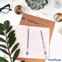 Ручка шариковая MunHwa Option, узел 0.5 мм, стержень синий Ручка шариковая MunHwa Option, узел 0.5 мм, стержень синий