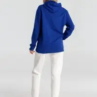 Толстовка с капюшоном унисекс Hoodie, ярко-синяя, размер S