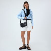 Сумка женская, багет, на молнии, цвет чёрный Сумка женская, багет, на молнии, цвет чёрный