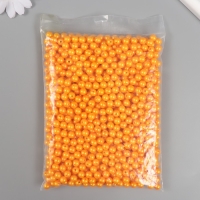 Набор бусин "Жемчуг" d 8 мм, 250 гр, оранжевый