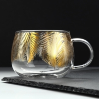 Кружка стеклянная &laquo;Тропики&raquo;, 400 мл