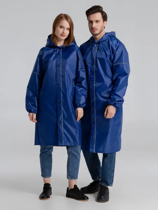 Дождевик со светоотражающими элементами Rainman Blink, ярко-синий, размер L Дождевик со светоотражающими элементами Rainman Blink, ярко-синий, размер L