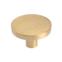 Ручка-кнопка CAPPIO, d=33 мм, h=20 мм., латунь, цвет золото Ручка-кнопка CAPPIO, d=33 мм, h=20 мм., латунь, цвет золото