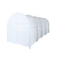 Теплица &laquo;МегаЦинк&raquo;, 6 &times; 2 &times; 2 м, оцинкованный профиль 20 &times; 20 мм, чехол из спанбонда 80 г/м&sup2;