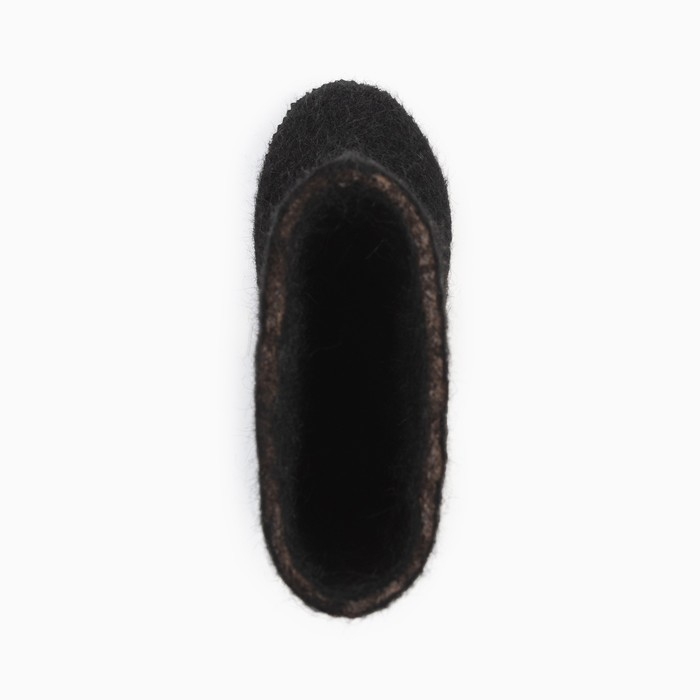 Валенки детские с резиновой подошвой, цвет чёрный, размер 26