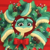 Набор в мешочке Этель "Новогодний венок": полотенце 40х70 см, формочки для запекания - 3 шт. 1064492