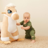 Боди детское MINAKU, цвет хаки, рост 74-80 см