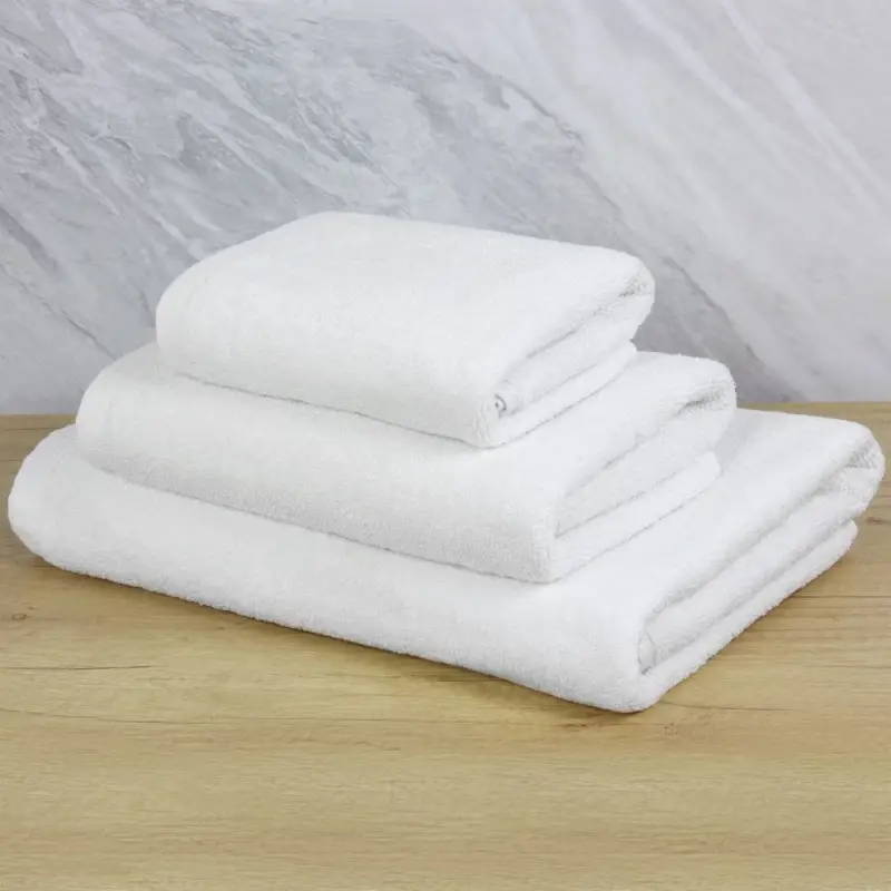 Полотенце махровое &laquo;Отель&raquo;, среднее, белое