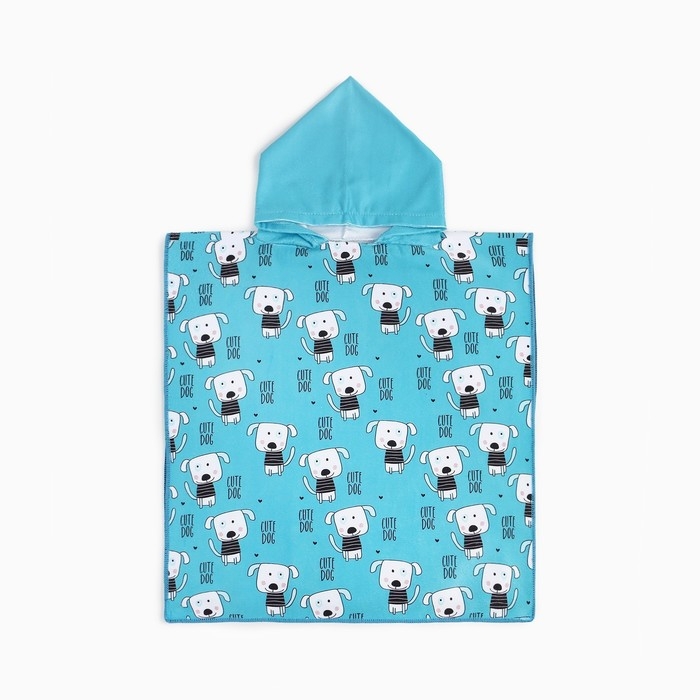 Полотенце-пончо детский LoveLife Cute Dogs 60х120 см, 100% пэ, 225 г/м2 Полотенце-пончо детский LoveLife Cute Dogs 60х120 см, 100% пэ, 225 г/м2