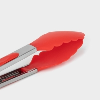 Щипцы кухонные Доляна &laquo;Лист&raquo;, 23 см, цвет МИКС