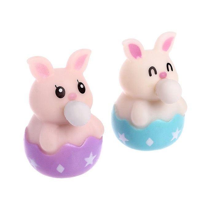 Антистресс сквиш мялка «Зайка с жвачкой», с воздухом, цвета МИКС, в шоубоксе Антистресс сквиш мялка «Зайка с жвачкой», с воздухом, цвета МИКС, в шоубоксе