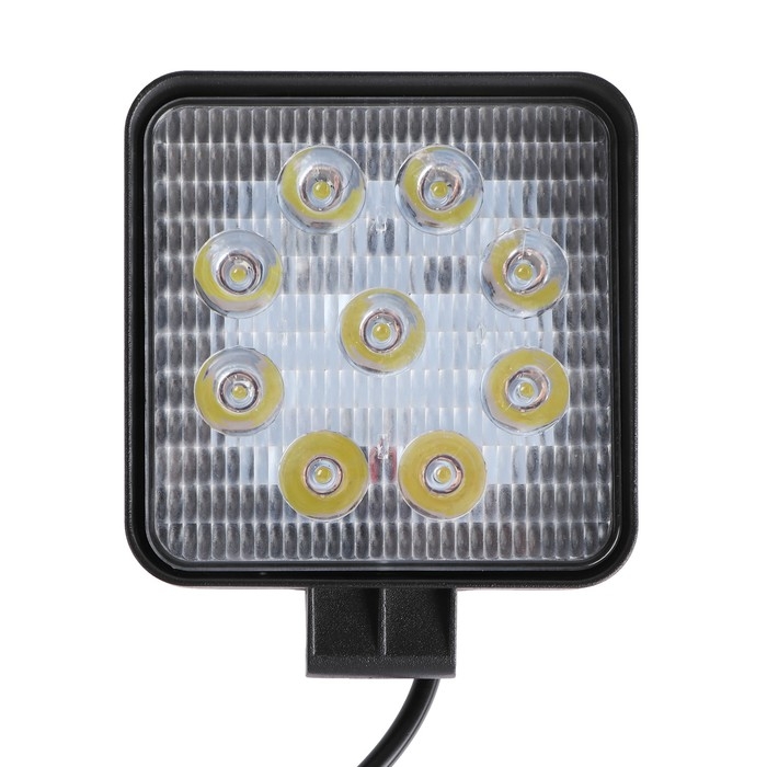 Фара противотуманная GE-WSQ009S (SL30) Фара противотуманная GE-WSQ009S (SL30) "OFF - Road", 9 диодов, 27 Вт, направленный свет, алюминиевый корпус, пылевлагозащищенный, 105х28х125 мм, 12/24 В