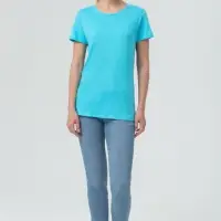 Футболка женская Miss 150, бирюзовая, размер L