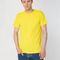 Футболка унисекс T-bolka 160, желтая, размер 4XL