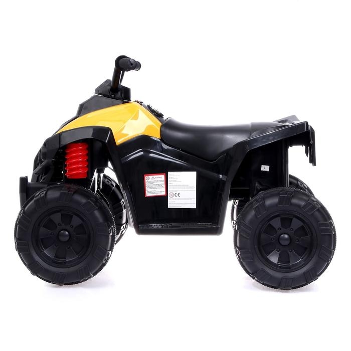 Электромобиль &laquo;Квадроцикл&raquo;, 2 мотора, цвет жёлтый