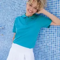 Рубашка поло унисекс Pitcher, ярко-бирюзовая, размер XXL