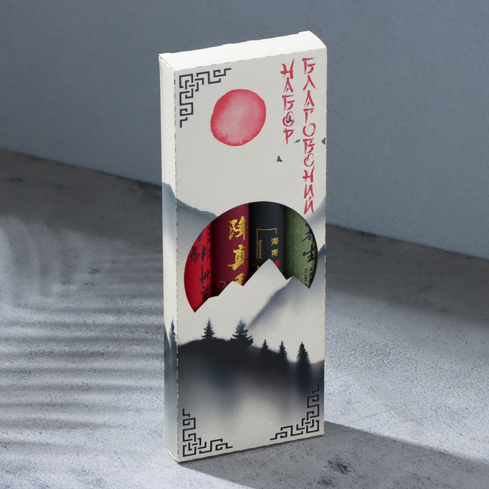 Набор благовоний "Дух Азии", бежевый, 4 шт