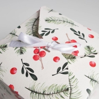 Коробка подарочная новогодняя складная &laquo;Новогодняя&raquo;, 18 х 18 х 18 см, Новый год