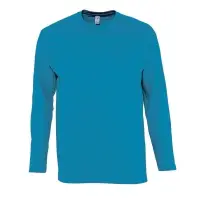 Футболка мужская с длинным рукавом Monarch голубая, размер 3XL Футболка мужская с длинным рукавом Monarch голубая, размер 3XL