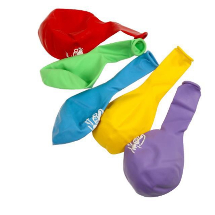 Шар латексный 12" &laquo;Чебурашка&raquo; монохромный принт, набор 5 шт.