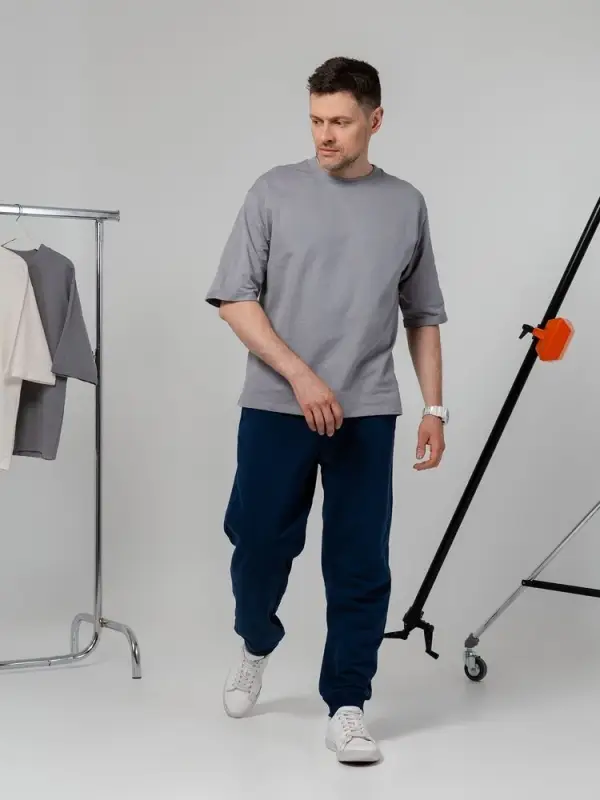 Футболка оверсайз унисекс Kosmos 2.0, кремовая, размер XS/S