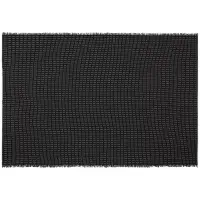 Плед Fringy, черный с белым