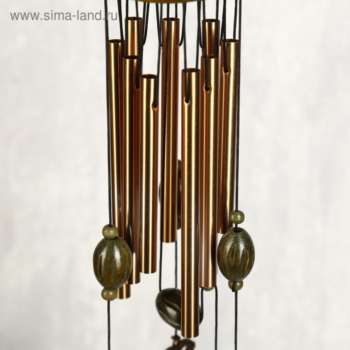 Музыка ветра металл Музыка ветра металл "Сердце со стрелой" 9 трубочек h=45 см