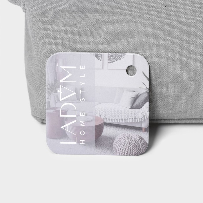 Органайзер для хранения белья LaDо́m, 9 ячеек, 28&times;28&times;11 см, цвет серый